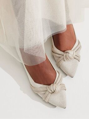 Rothy’s The Knot Point II Diamond Metallic